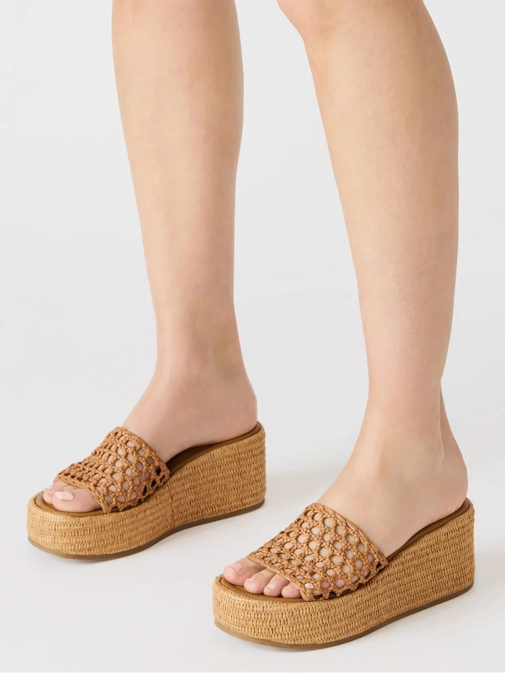 Steve Madden Brandy Raffia Woven Sandal